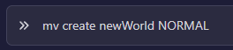 create new world