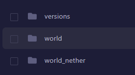 world folder