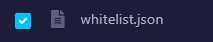 whitelist